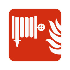 Fire extinguishing vector editable icon, water tap