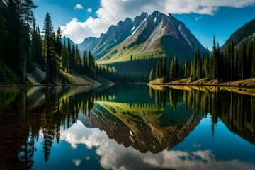reflection of lake