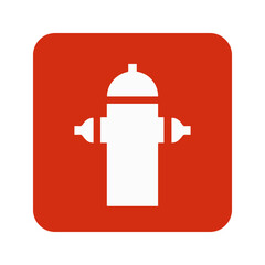Fire extinguishing vector editable icon, water tap