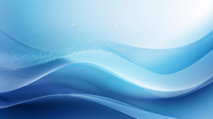 Abstract blue background with waves for Christmas