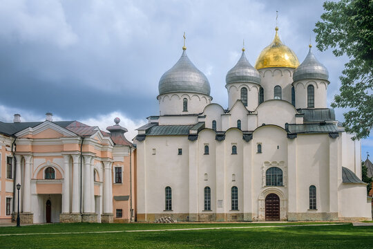 St. Sophia Cathedral, Kremlin, Veliky Novgorod, Russia.