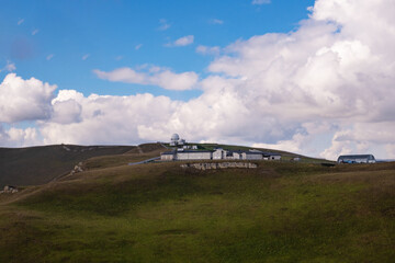 Karachay-Cherkessia, Russia - September 12, 2023. Astronomical observatory in the Caucasus Mountains