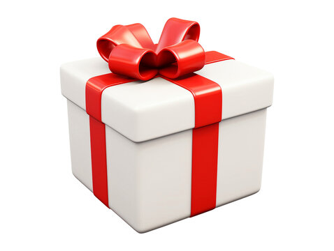 Premium Photo  Festive red gift boxes with white bows levitating isolated  on a gray background