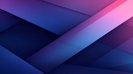 Deurstickers Abstract dark blue purple gradient background with diagonal geometric shape and line - vector illustration © hassan