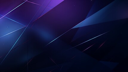 Abstract dark blue purple gradient background with diagonal geometric shape and line - vector...
