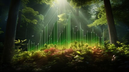 The Forest and the Trees: Measuring the Cost of Modern Development, Graphs and sustainibility
 - obrazy, fototapety, plakaty