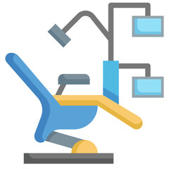 dentist chair filled outline icon,linear,outline,graphic,illustration