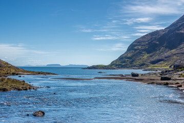 island of skye, lake Coruisk landscape, scotland, uk