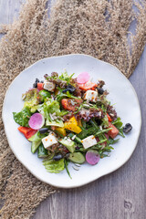 salad with octopus