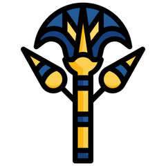 LOTUS EGYPY filled outline icon,linear,outline,graphic,illustration