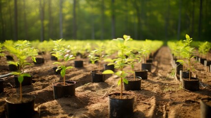 Botanical Revival: Capturing Hope in New Plants and Seedling
