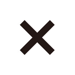 バツ　バツマーク