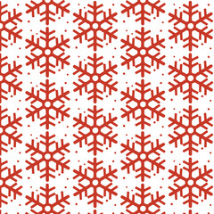 Christmas Snowflakes pattern - seamless pattern - Festive Christmas Snowflakes Seamless Pattern - Festive Christmas Snowflakes Seamless Pattern
