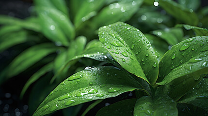 Obraz premium green leaf, pattern, leaf background, green leaves