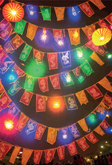 colorful lanterns in the city of thailand colorful lanterns in the city of thailand chinese lanterns in the night