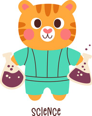 Science School Subject Tiger