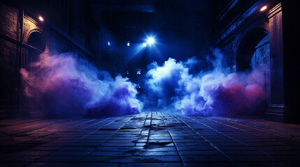 Abstract smoke on a dark background