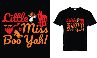 Little miss boo yah! - Halloween T-Shirt