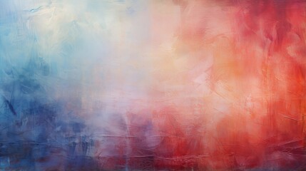 Colorful abstract painting with brush strokes and splashes on canvas - artistic background or...