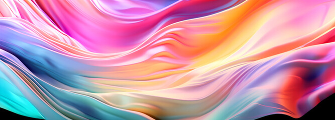Background of Rainbow glossy silk wavy, Pink and purple wallpapaer 
