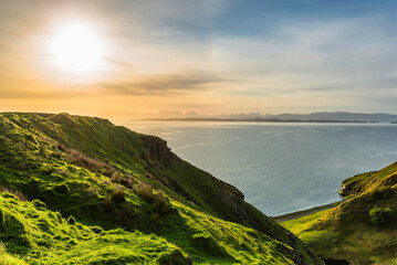 island of skye, staffin, landscapes inside the north area, scotland