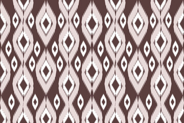 Ikat seamless fabric pattern
