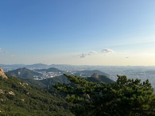 view from the top of mountain