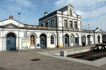 Gare de Renaix en Flandres, Belgique