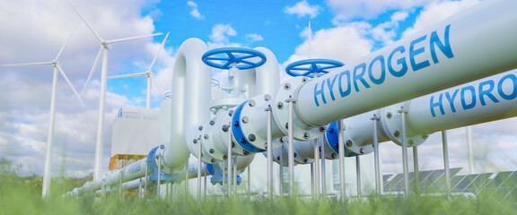 hydrogen pipeline of energy sector towards to ecology,carbon credit,Clean Energy,secure,carbon...