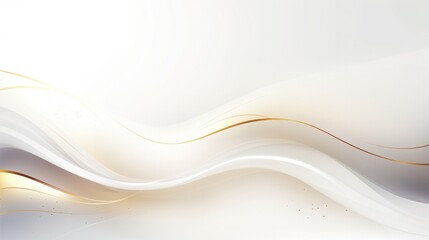White, cream, and gold wave lines background abstract shapes inspire