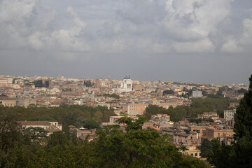 Fototapeta na wymiar View of the city of Rome, Italy