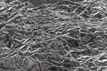 Aluminum Foil Snail Isolated, Wrinkled Aluminium Paper Spiral, Crumpled Tin Material Piece