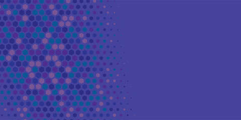 Geometric abstract Hexagon Two Color Background