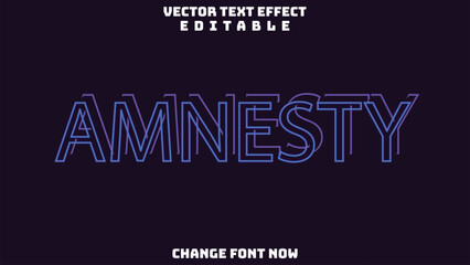 Vector Text Effect Editable