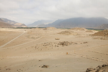 Reise durch Südamerika, Peru zur Ciudad Sagrada de Caral.