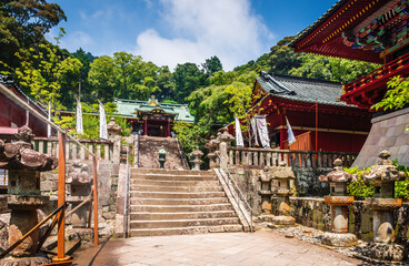 Kuno-zan Tosho-gu Staircase in Shizuoka, Japan