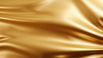 Shiny golden fabric texture background.
