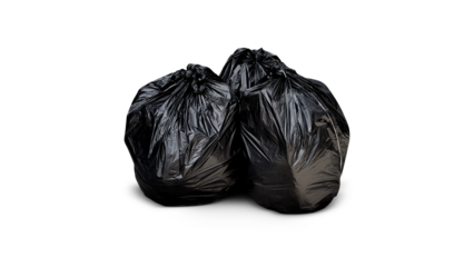 black plastic garbage bag PNG transparent
