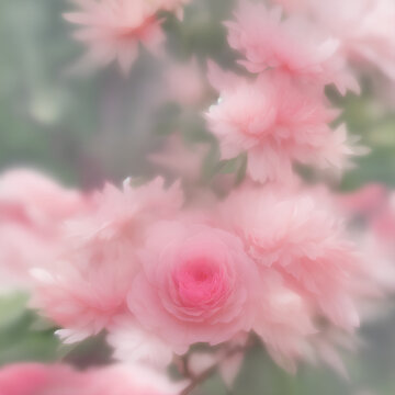 pastel background with flowers © Uncle-Ice