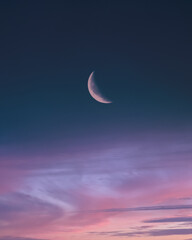 Obraz na płótnie Canvas Sky with moon