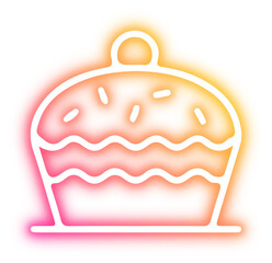 Set of Halloween neon