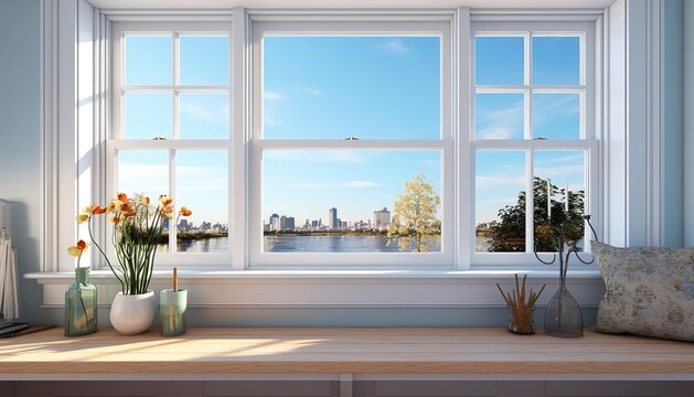 double hung window