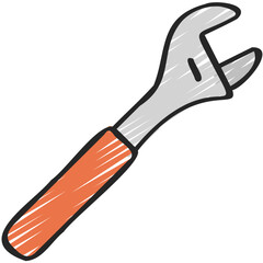 Adjustable Spanner Icon