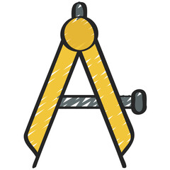 Maths Compass Icon