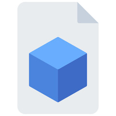 3D Design File Icon
