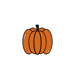 pumpkin isolated on white