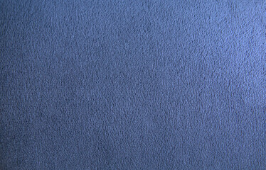 detail of dark blue terry fabric texture for background