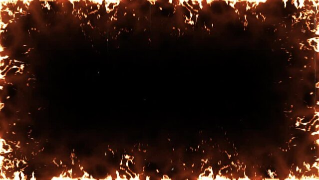explosion fire frame burning  animation with alpha channel 