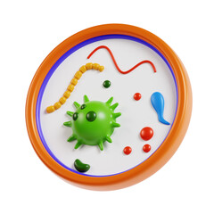  Microbiology 3d Illustration