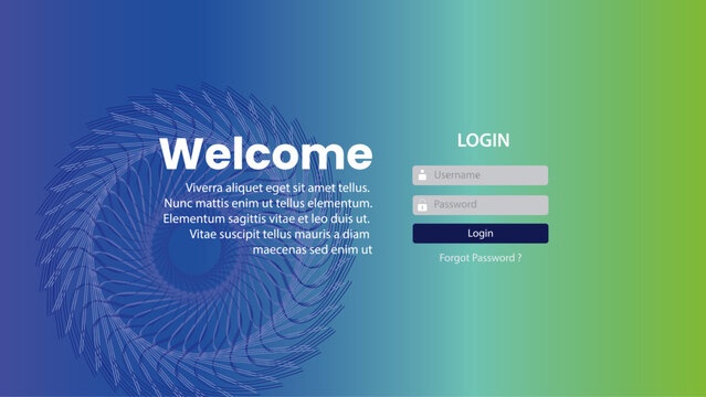 vector, editable, background, Registration and Login Form. Colorful gradient. Registration and login form page.
Professional web design, complete elements.